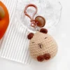 Móc khoá Capybara trái cam handmade